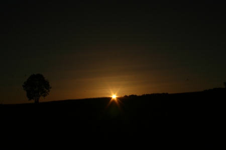 Wschód słońca w Zakopanem